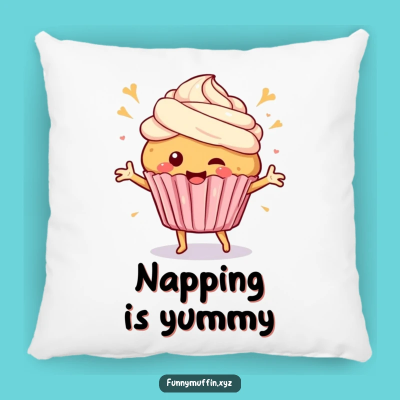 Funny Muffin Dance Pillow - Cozy Celebration & Sweet Gift!