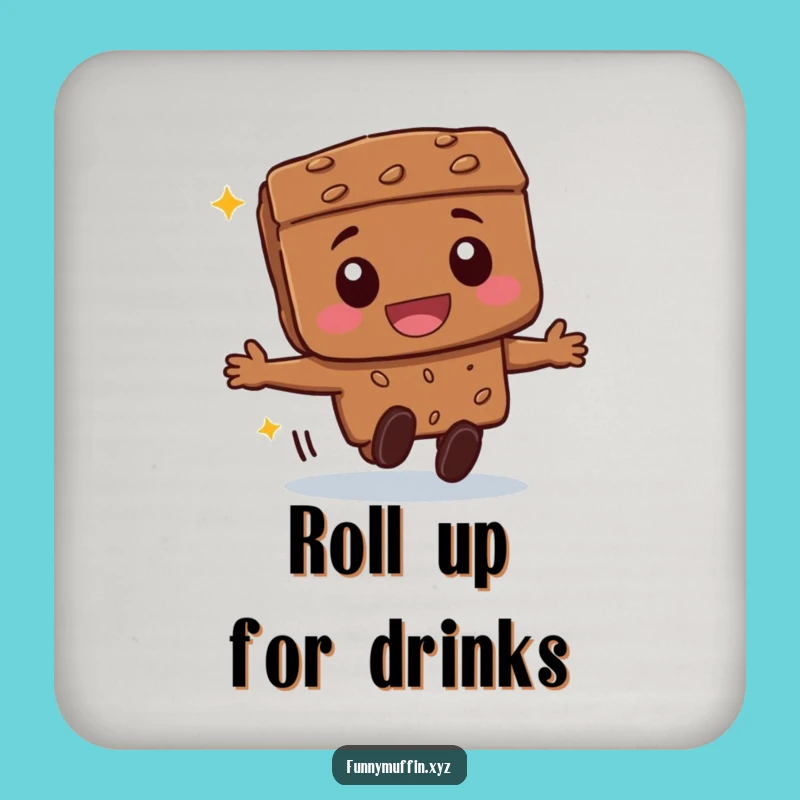 Funny Brownie Rolling Coaster - Protect Surfaces with Sweet Glee