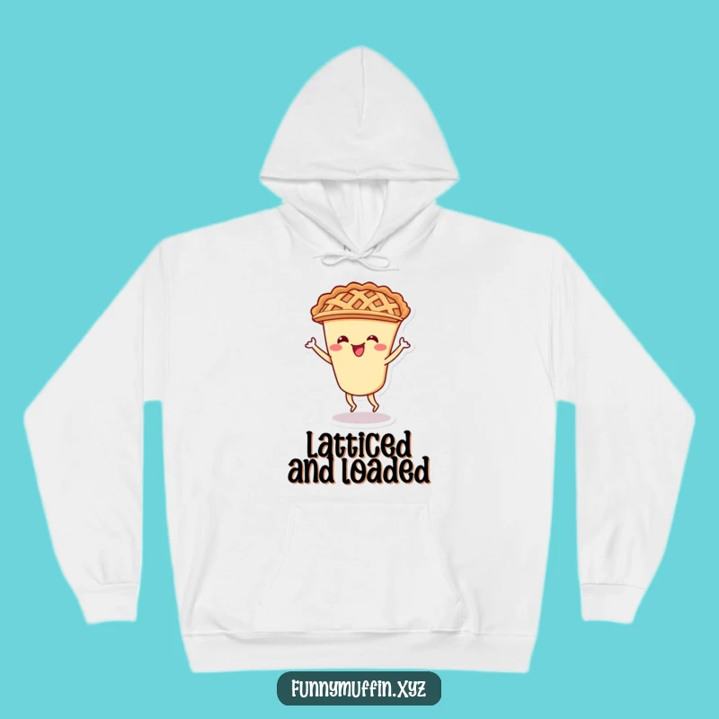 Funny Pie Shimmy Hoodie: Cozy Comfort with a Cheerful Lattice Crust Character