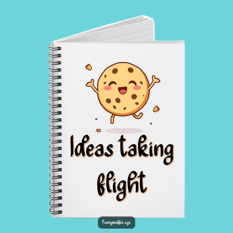 Funny Cookie Leap Notebook: Jot Down Ideas with a Jump!