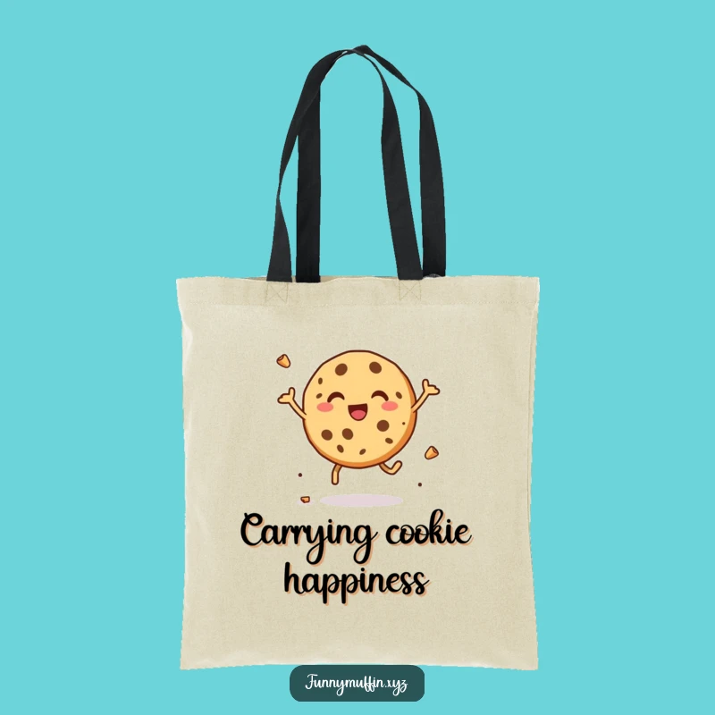 Funny Cookie Leap Tote Bag: Carry Your Joy Everywhere!